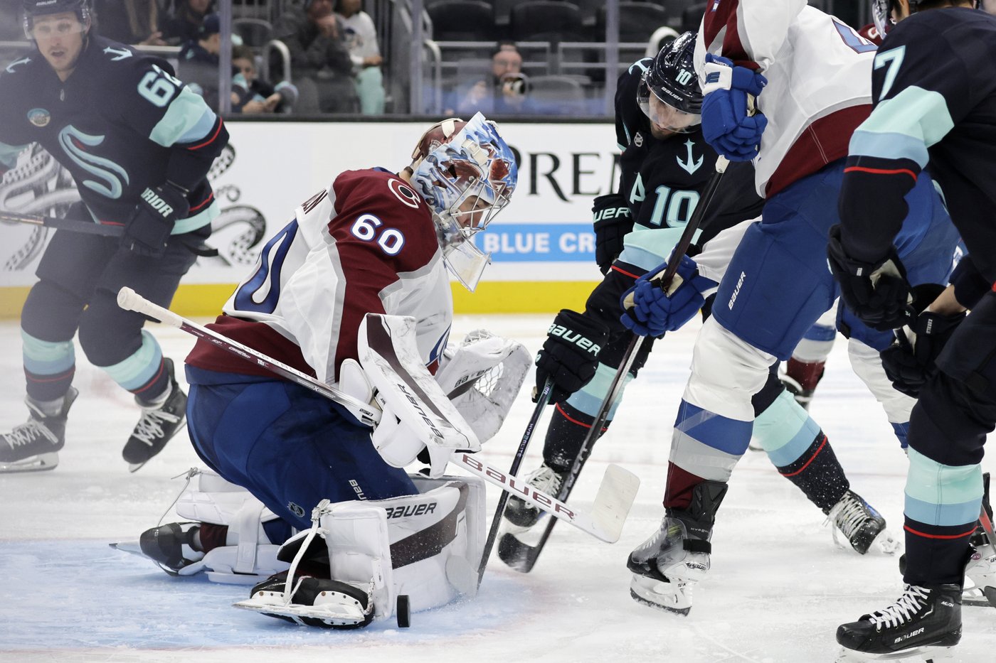 Kiviranta scores 2 as Avalanche hold on to beat Kraken 3-2 | iNFOnews.ca