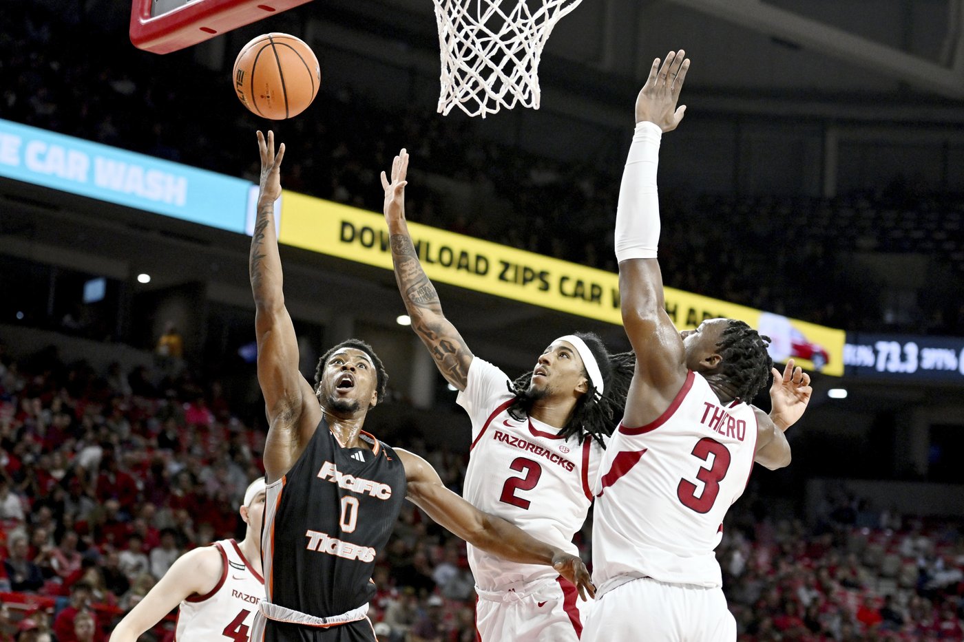 Adou Thiero scores 23 points as No. 20 Arkansas beats Pacific 91-72 | iNFOnews.ca Adou Thiero scores 23 points as No. 20 Arkansas beats Pacific 91-72 | iNFOnews.ca