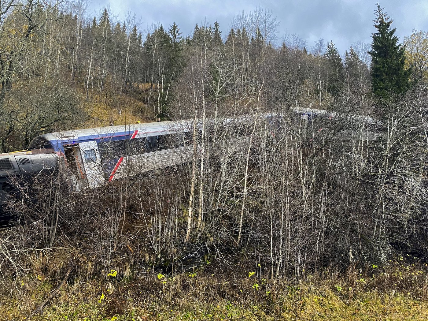 Train carrying 55 people derails on Norway's north coast, killing at least 1 person and injuring 4 | iNFOnews.ca Train carrying 55 people derails on Norway's north coast, killing at least 1 person and injuring 4 | iNFOnews.ca