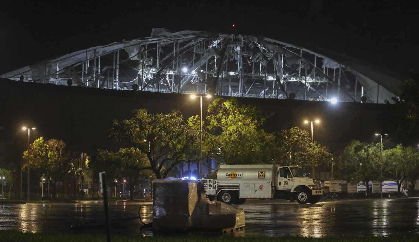 Rays say it may take 'weeks' to fully assess damage at Tropicana Field, after Milton struck region | iNFOnews.ca Rays say it may take 'weeks' to fully assess damage at Tropicana Field, after Milton struck region | iNFOnews.ca
