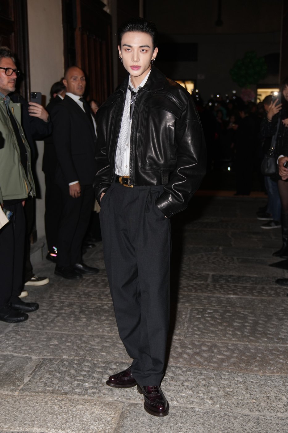 Dario Vitale debuts as Versace creative director in 'intimate' event with VIPs and sex-charged looks | iNFOnews.ca