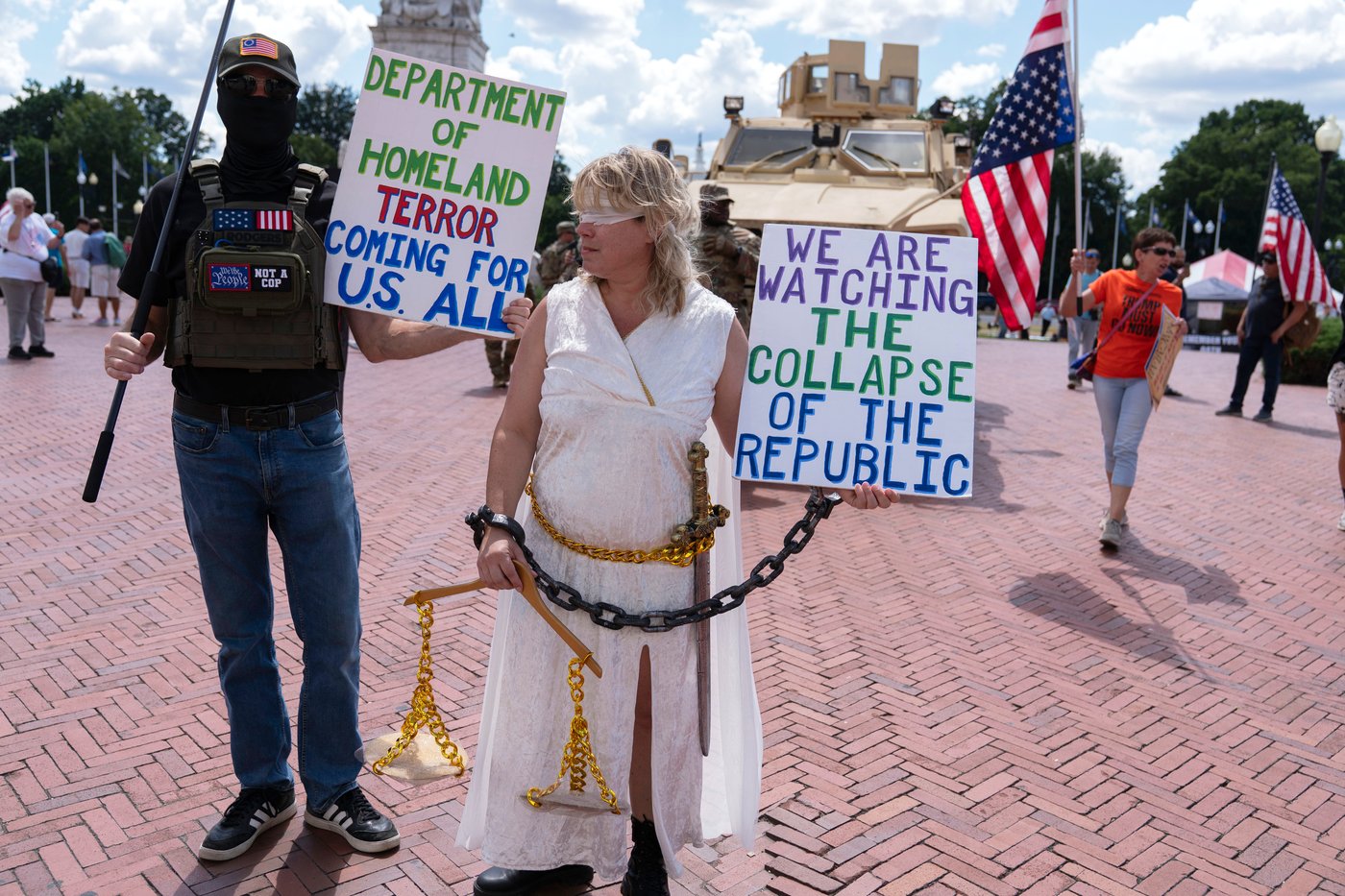 President Donald Trump's policies spark protests in multiple US cities on Labor Day | iNFOnews.ca