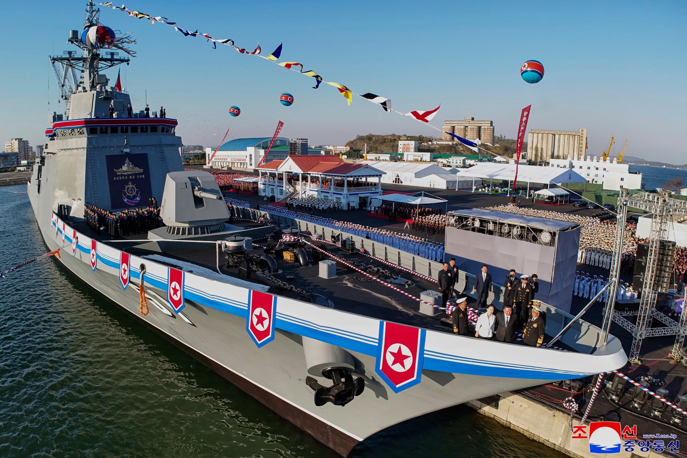 North Korean leader Kim touts new naval destroyer, blames US for tensions | iNFOnews.ca North Korean leader Kim touts new naval destroyer, blames US for tensions | iNFOnews.ca