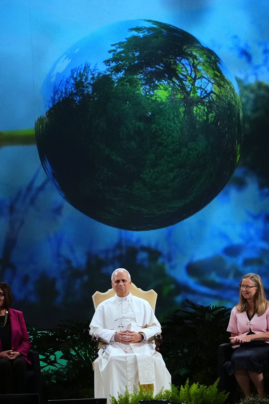 Pope Leo XIV takes aim at climate skeptics as he embraces predecessor's environmental legacy | iNFOnews.ca