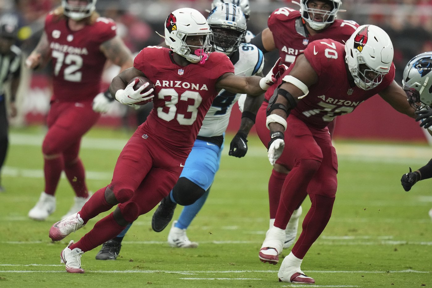 Cards place Trey Benson on injured reserve with knee injury; running back could return this season | iNFOnews.ca