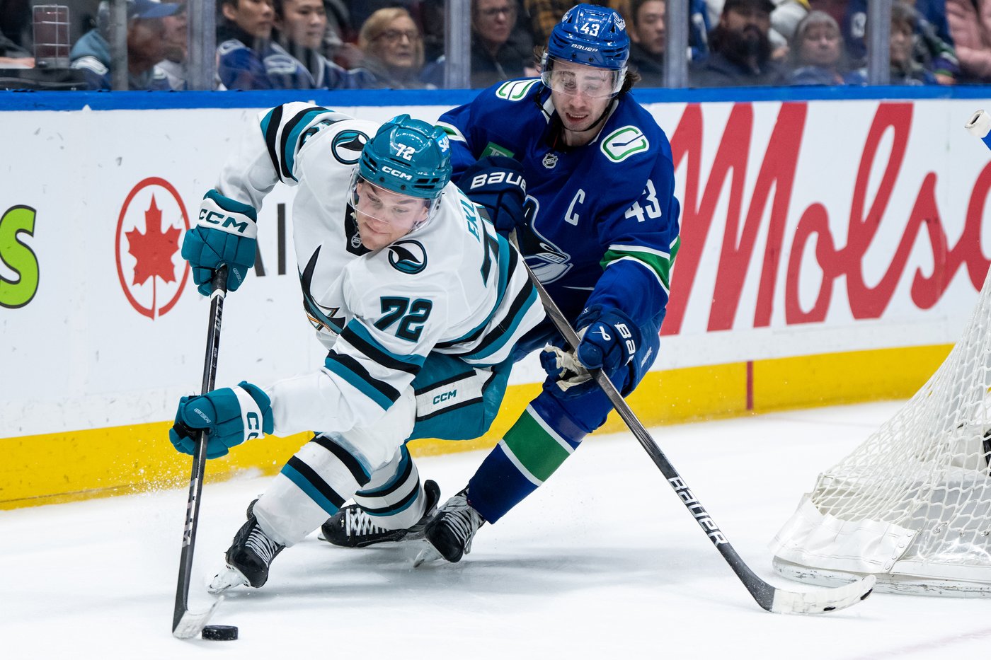 DeBrusk scores in OT, Vancouver Canucks edge slumping San Jose Sharks 2-1 | iNFOnews.ca DeBrusk scores in OT, Vancouver Canucks edge slumping San Jose Sharks 2-1 | iNFOnews.ca