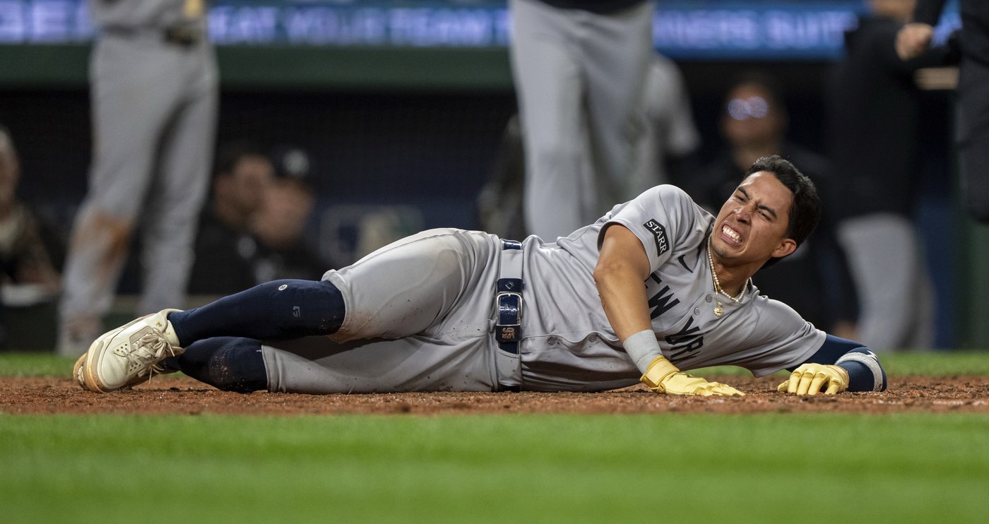 Yankees third baseman Oswaldo Cabrera placed on 10-day injured list with left ankle fracture | iNFOnews.ca