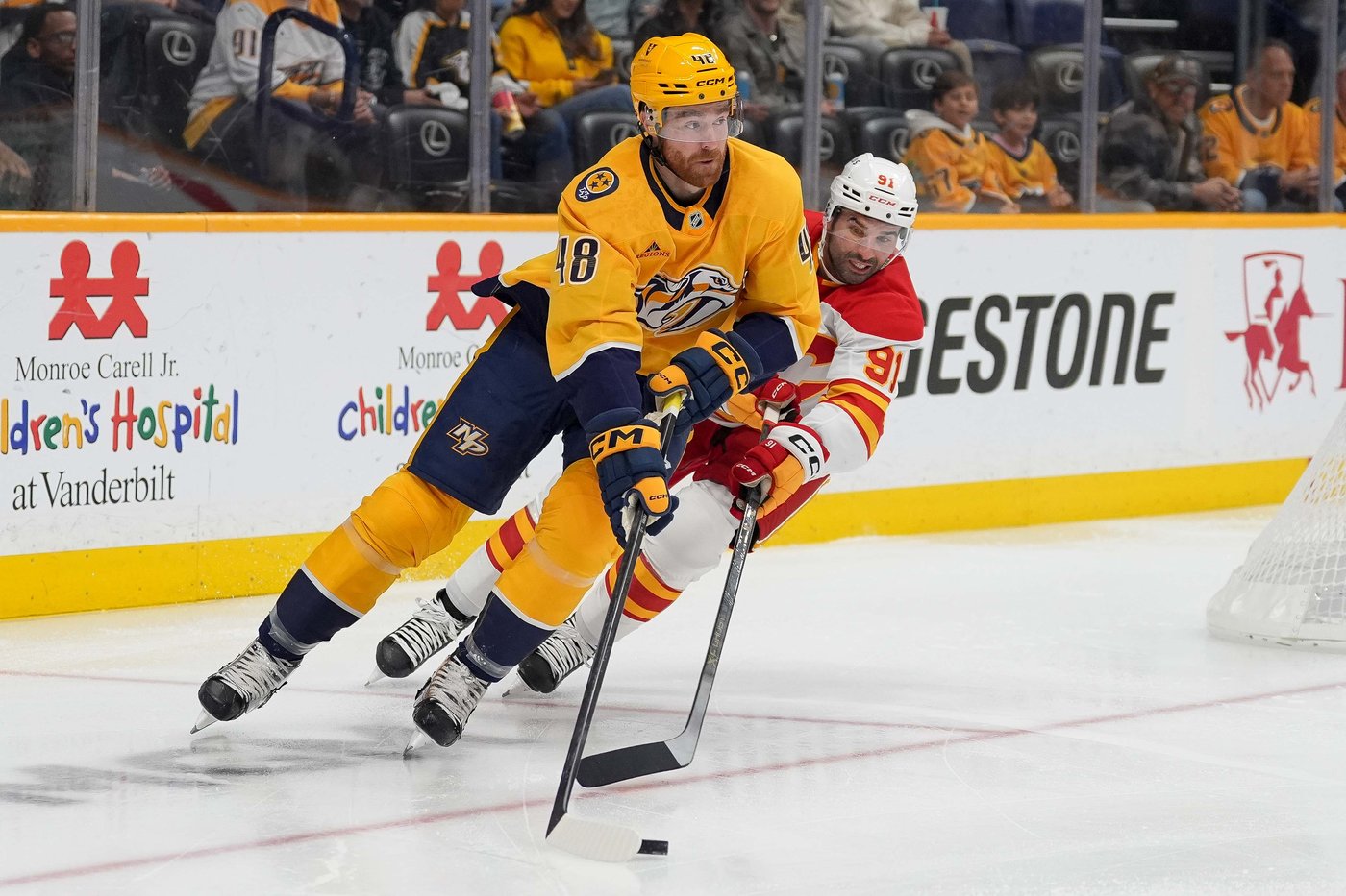 Michael Bunting leads the Nashville Predators past the Calgary Flames 4-2 | iNFOnews.ca Michael Bunting leads the Nashville Predators past the Calgary Flames 4-2 | iNFOnews.ca
