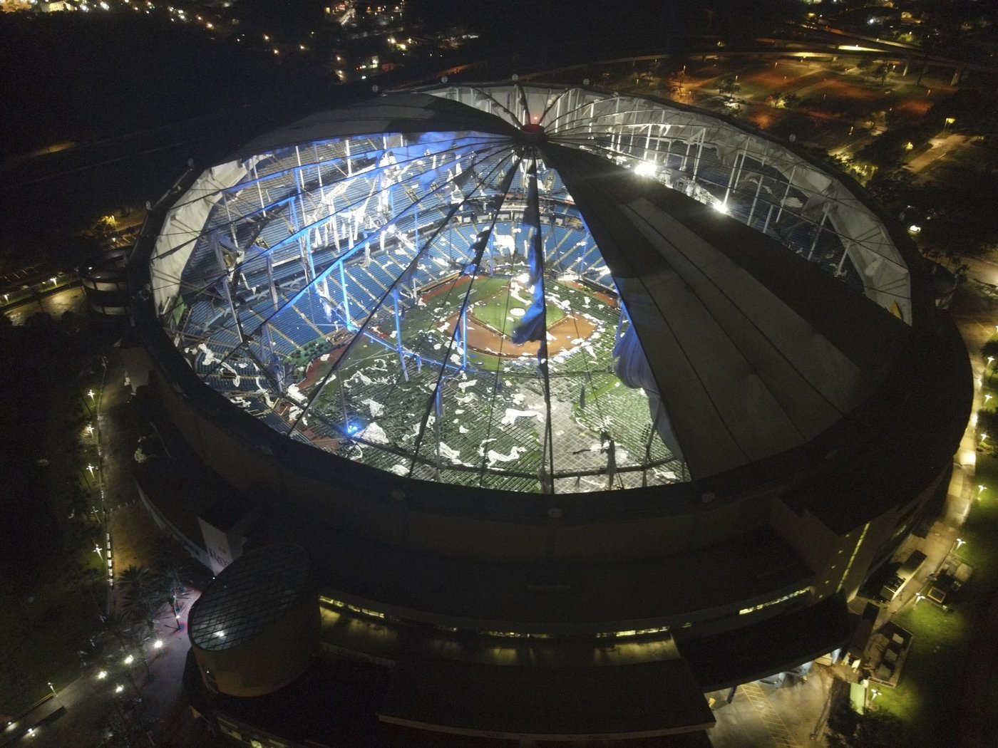 Rays say it may take 'weeks' to fully assess damage at Tropicana Field, after Milton struck region | iNFOnews.ca Rays say it may take 'weeks' to fully assess damage at Tropicana Field, after Milton struck region | iNFOnews.ca