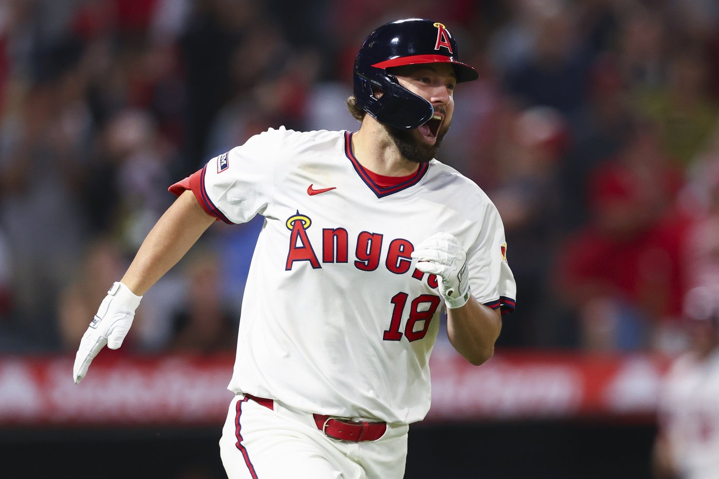 Angels first baseman Schanuel leaves game vs. Phillies after being hit by pitch on left arm | iNFOnews.ca Angels first baseman Schanuel leaves game vs. Phillies after being hit by pitch on left arm | iNFOnews.ca