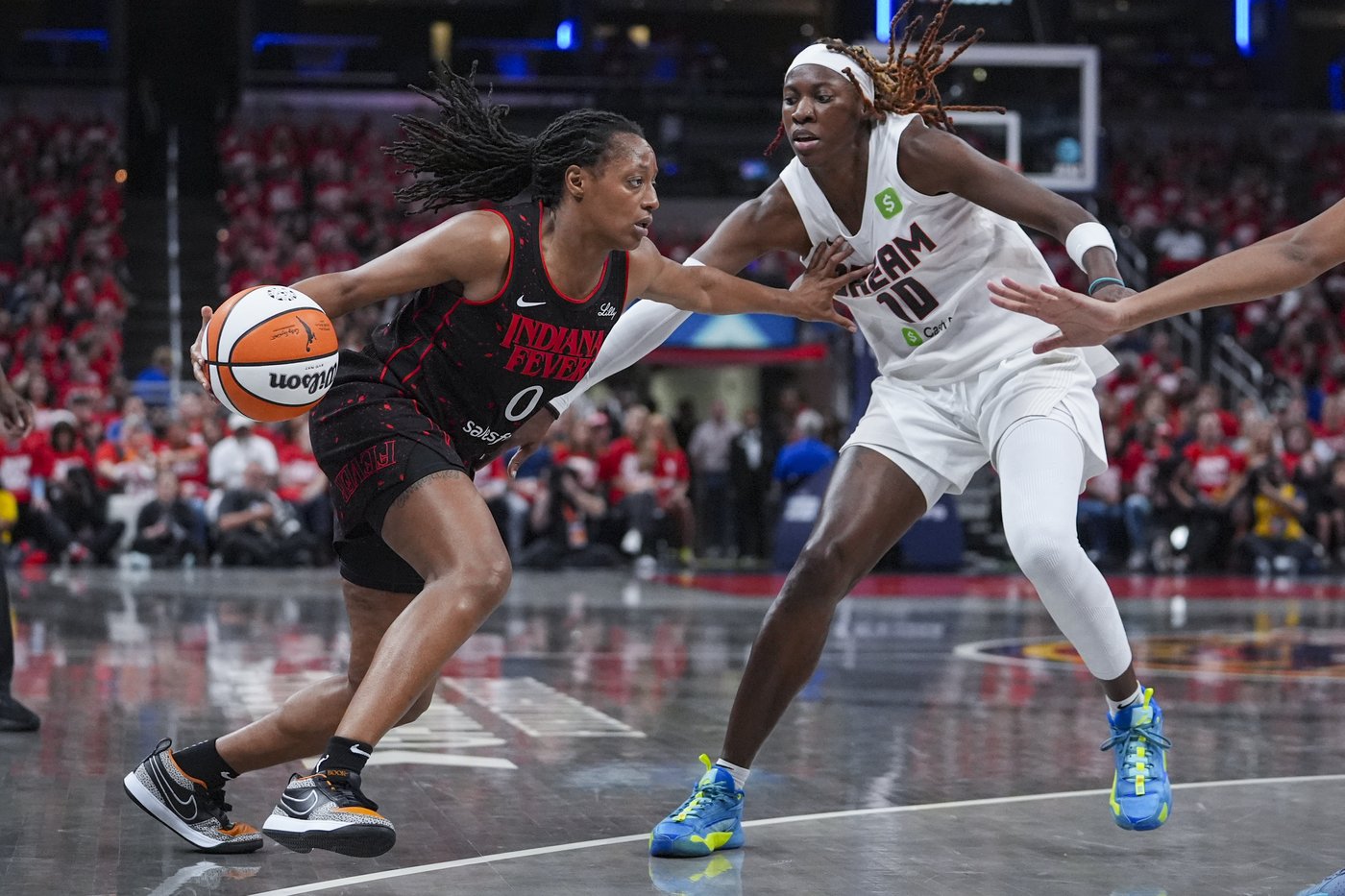 Mitchell, Boston help Fever stay alive with rout of Dream in Game 2 | iNFOnews.ca Mitchell, Boston help Fever stay alive with rout of Dream in Game 2 | iNFOnews.ca