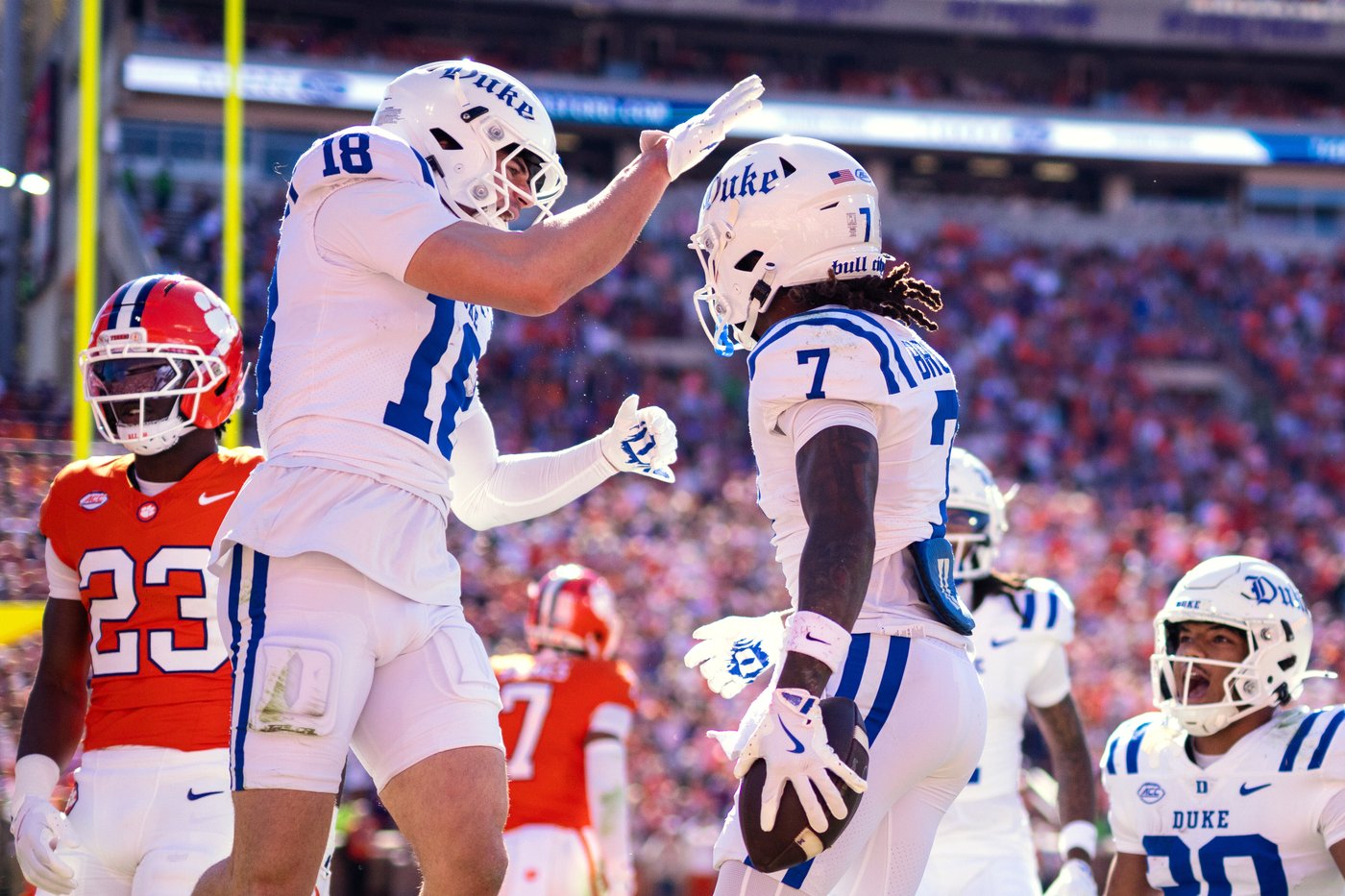 Nate Sheppard's 3-yard TD, Duke's 2-point conversion stun Clemson 46-45 | iNFOnews.ca Nate Sheppard's 3-yard TD, Duke's 2-point conversion stun Clemson 46-45 | iNFOnews.ca