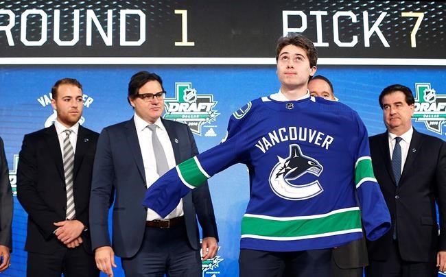 Vancouver Canucks use seventh overall pick to select defenceman Quintin Hughes | iNFOnews.ca