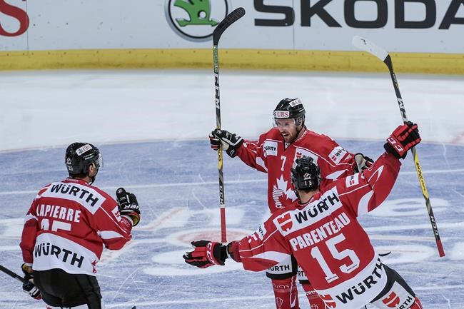 Two-time defending champion Canada beats Mountfield HK 5-2 in Spengler Cup semi | iNFOnews.ca CP1131605178