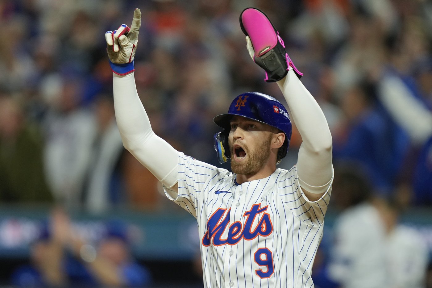 Brandon Nimmo in Mets' lineup for Game 2 of NLCS despite left foot issue | iNFOnews.ca