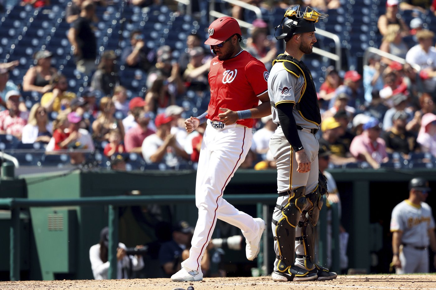 Wood scores on Cruz's 11th outfield error, Nationals overcome 3-run deficit and beat Pirates 4-3 | iNFOnews.ca