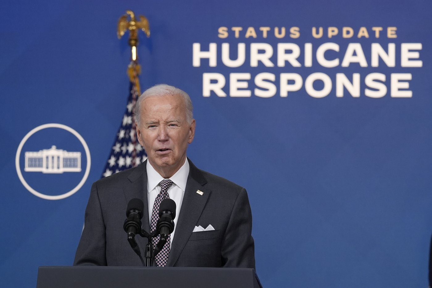 Biden tells Trump to 'get a life, man' and stop storm misinformation | iNFOnews.ca