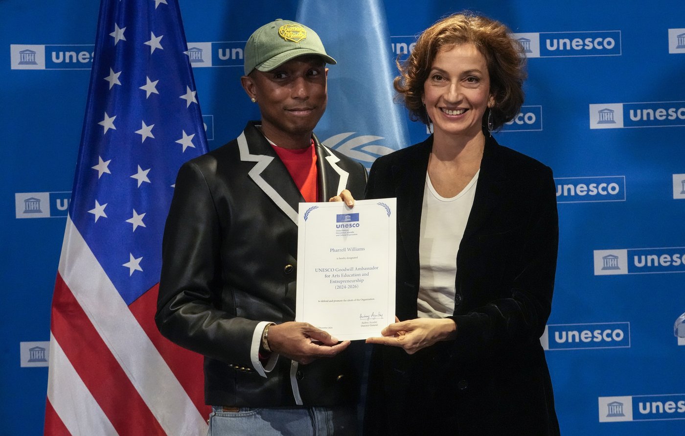 Pharrell Williams is named a UNESCO goodwill ambassador | iNFOnews.ca