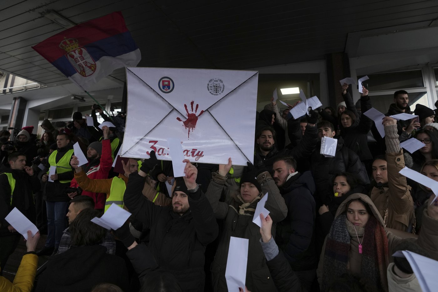 Striking students in Serbia tell chief prosecutor to 'fight for law and justice' | iNFOnews.ca Striking students in Serbia tell chief prosecutor to 'fight for law and justice' | iNFOnews.ca