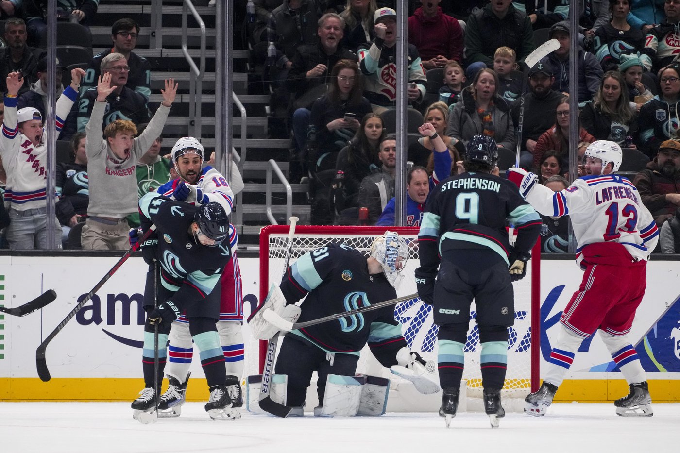 Jonathan Quick earns the shutout in Rangers’ 2-0 win against Kraken | iNFOnews.ca