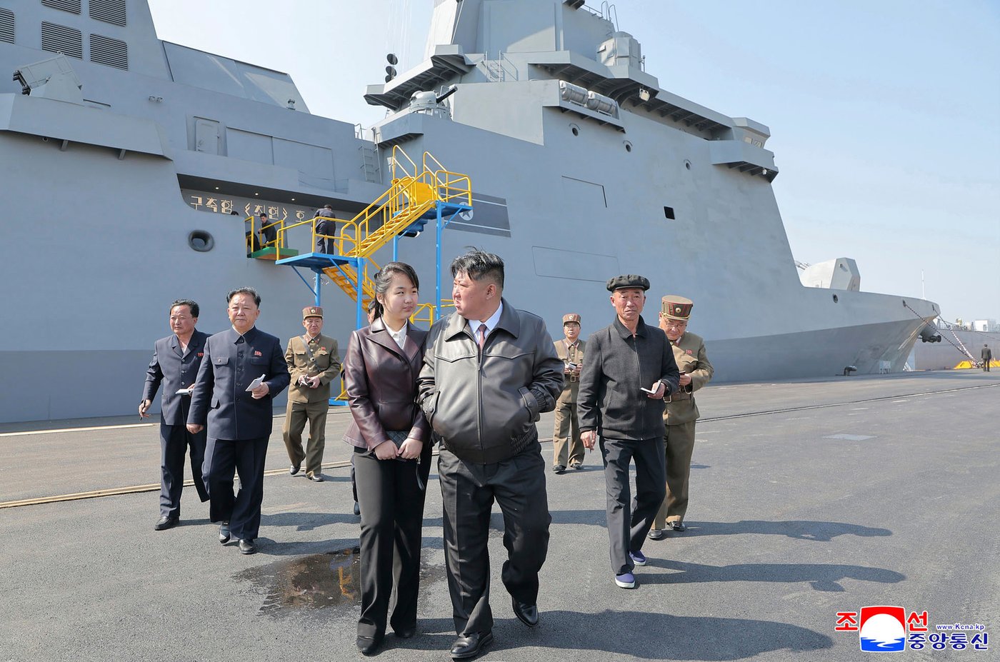 North Korea's Kim watches missile test-firings from country's first destroyer | iNFOnews.ca North Korea's Kim watches missile test-firings from country's first destroyer | iNFOnews.ca