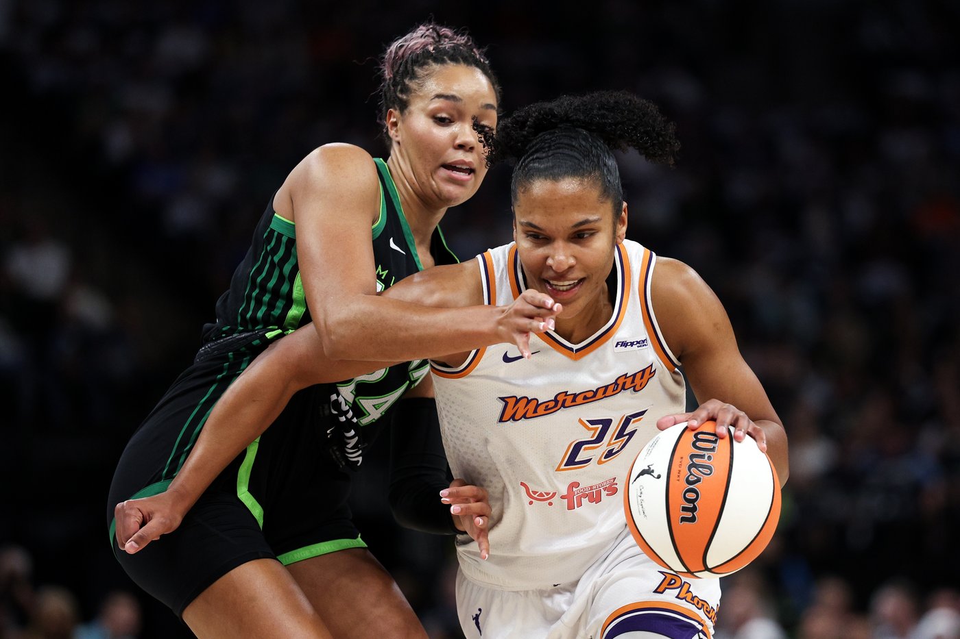 Mercury snap back from 20-point deficit to beat Lynx 89-83 in OT and even WNBA semifinal series | iNFOnews.ca Mercury snap back from 20-point deficit to beat Lynx 89-83 in OT and even WNBA semifinal series | iNFOnews.ca