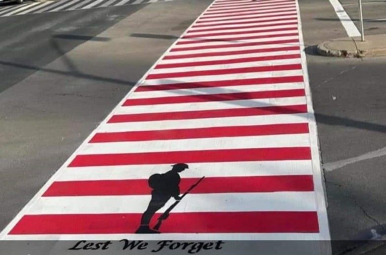 Crosswalks honour veterans in Okanagan, Nicola as Legion marks 100th anniversary | iNFOnews.ca Crosswalks honour veterans in Okanagan, Nicola as Legion marks 100th anniversary | iNFOnews.ca
