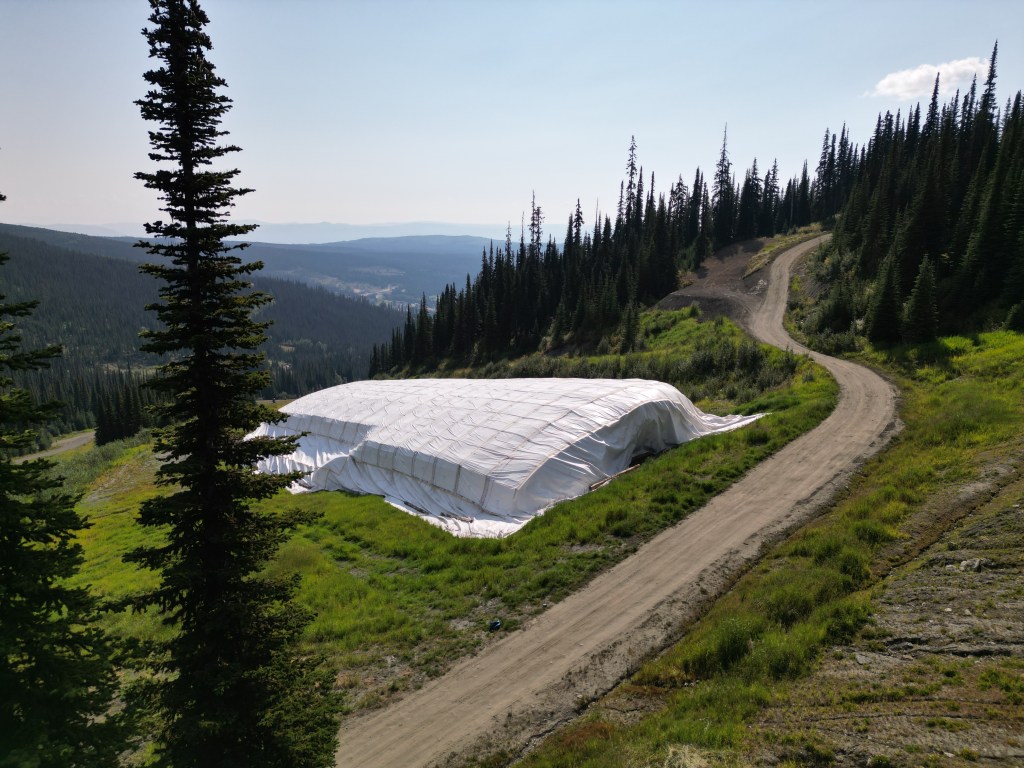 Sun Peaks Resort a trailblazer in snow storage amid climate change | iNFOnews.ca