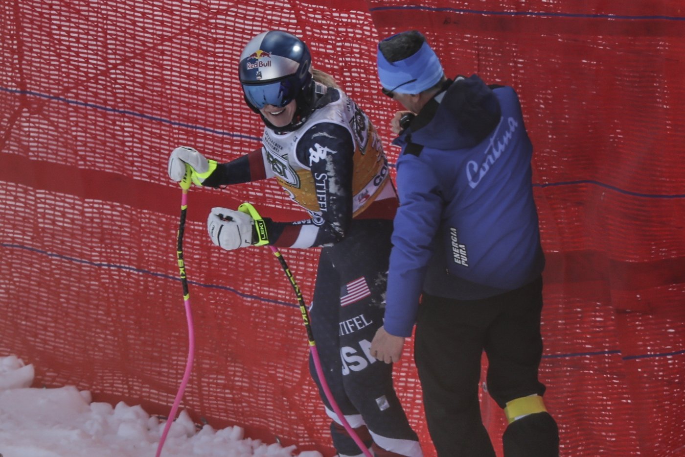 Lindsey Vonn says her 'bum is sore' from fall in downhill training but otherwise she feels fine | iNFOnews.ca Lindsey Vonn says her 'bum is sore' from fall in downhill training but otherwise she feels fine | iNFOnews.ca