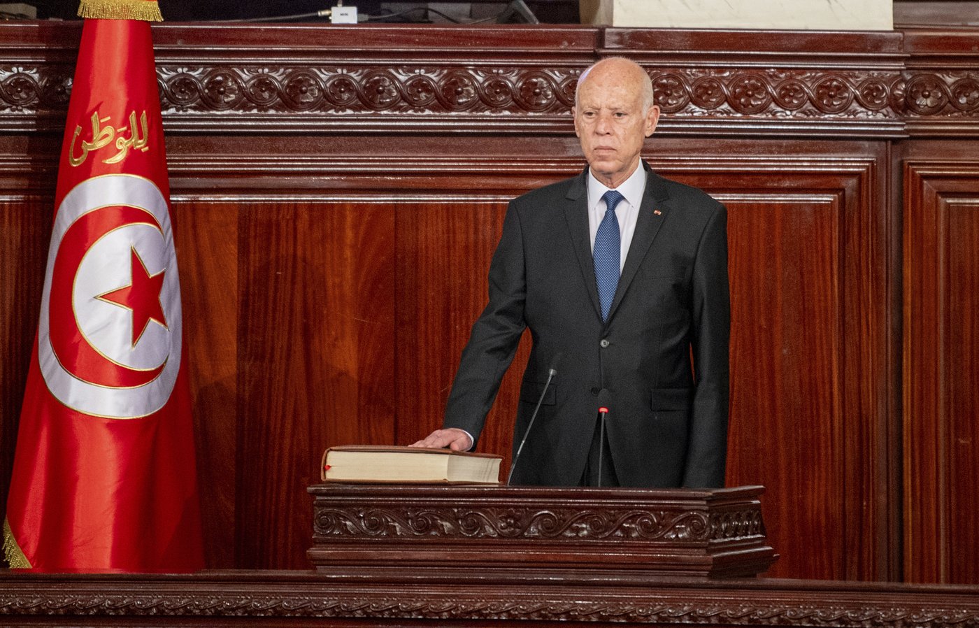 Tunisia's president is inaugurated for a second term following a crackdown on his opponents | iNFOnews.ca