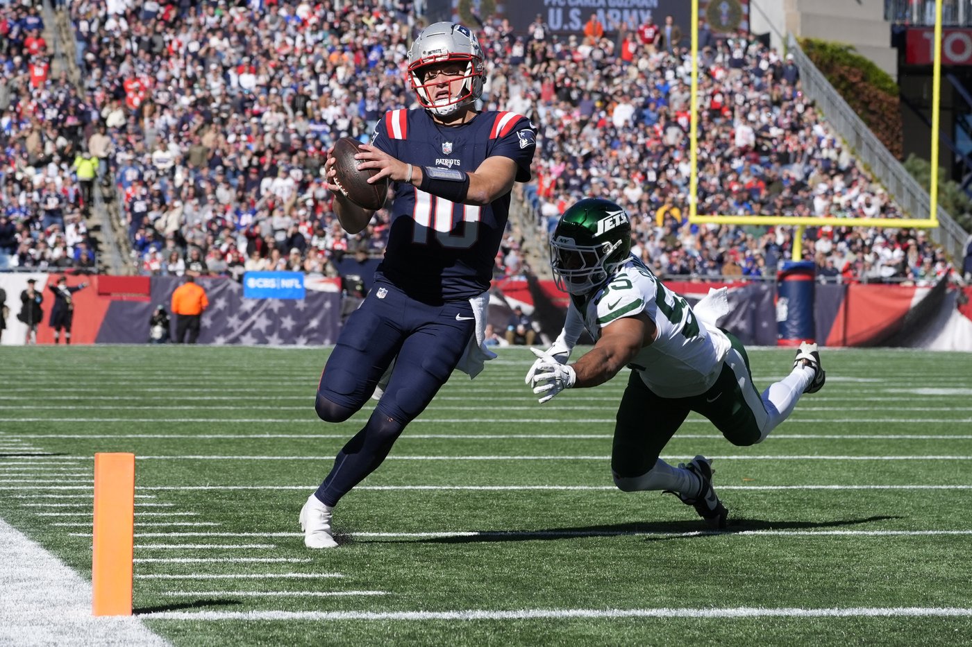 Patriots can't quite celebrate victory over Jets with QB Maye in concussion protocol | iNFOnews.ca Patriots can't quite celebrate victory over Jets with QB Maye in concussion protocol | iNFOnews.ca