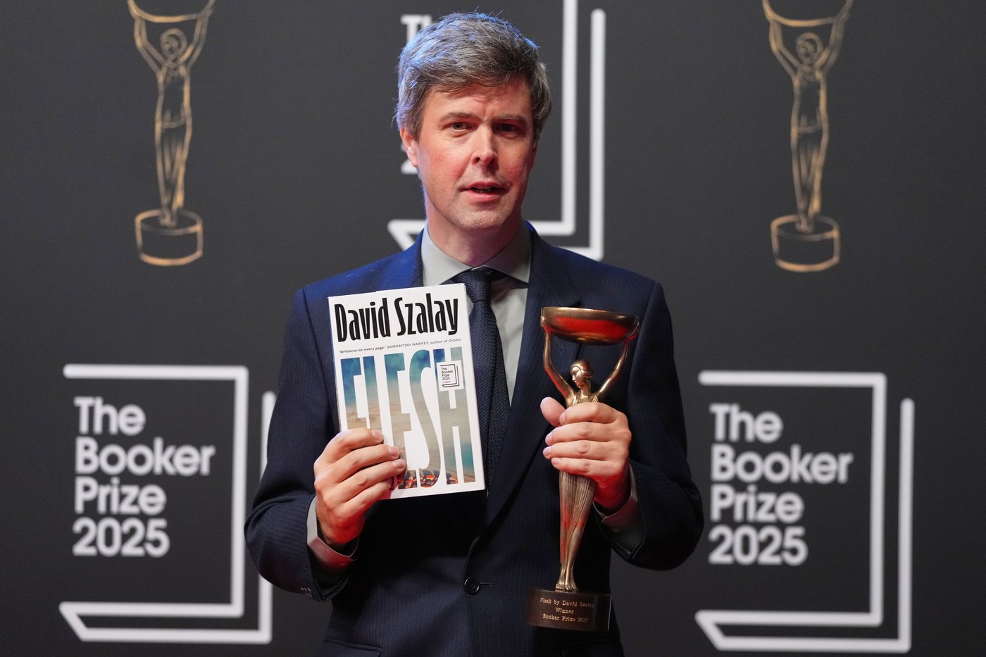 Writer David Szalay wins prestigious Booker Prize for fiction with his earthy novel 'Flesh' | iNFOnews.ca