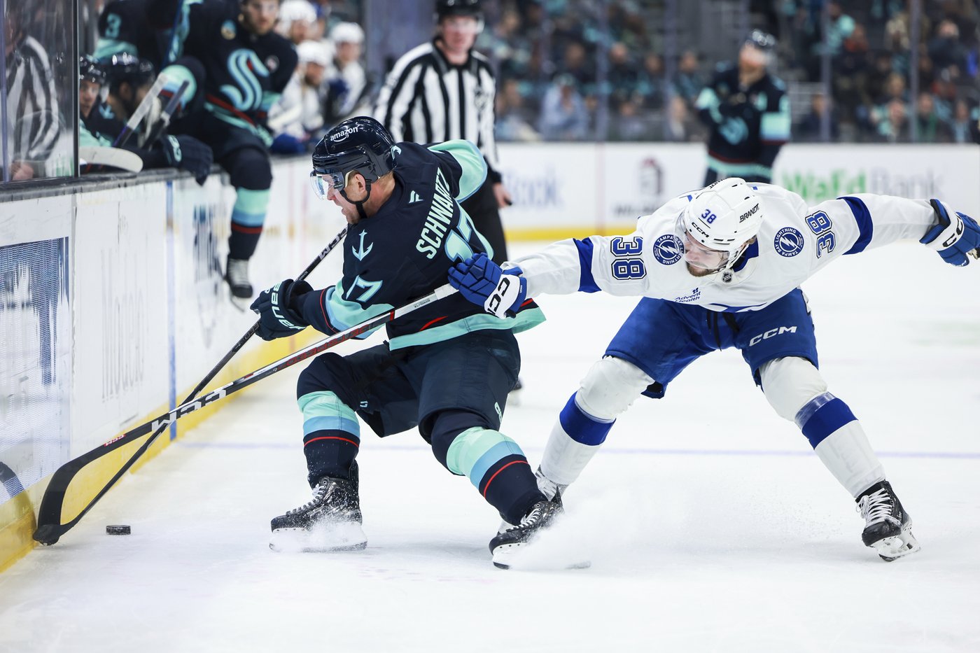 Hagel scores 2, Guentzel has goal and assist as Lightning beat Kraken 5-1 | iNFOnews.ca Hagel scores 2, Guentzel has goal and assist as Lightning beat Kraken 5-1 | iNFOnews.ca