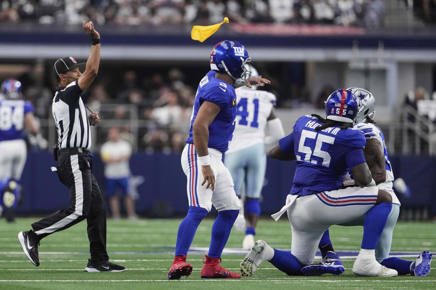 Penalty flags fly fast against Giants, who were set back 160 yards in overtime loss to Cowboys | iNFOnews.ca Penalty flags fly fast against Giants, who were set back 160 yards in overtime loss to Cowboys | iNFOnews.ca