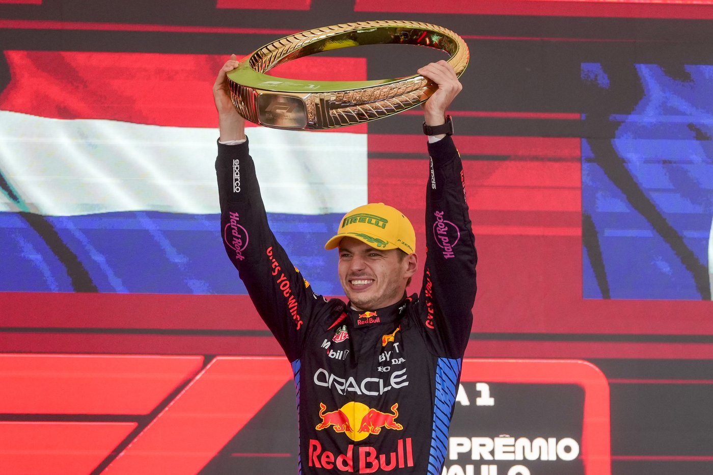 Red Bull's Verstappen nears 4th straight F1 title after winning Brazilian Grand Prix under rain | iNFOnews.ca