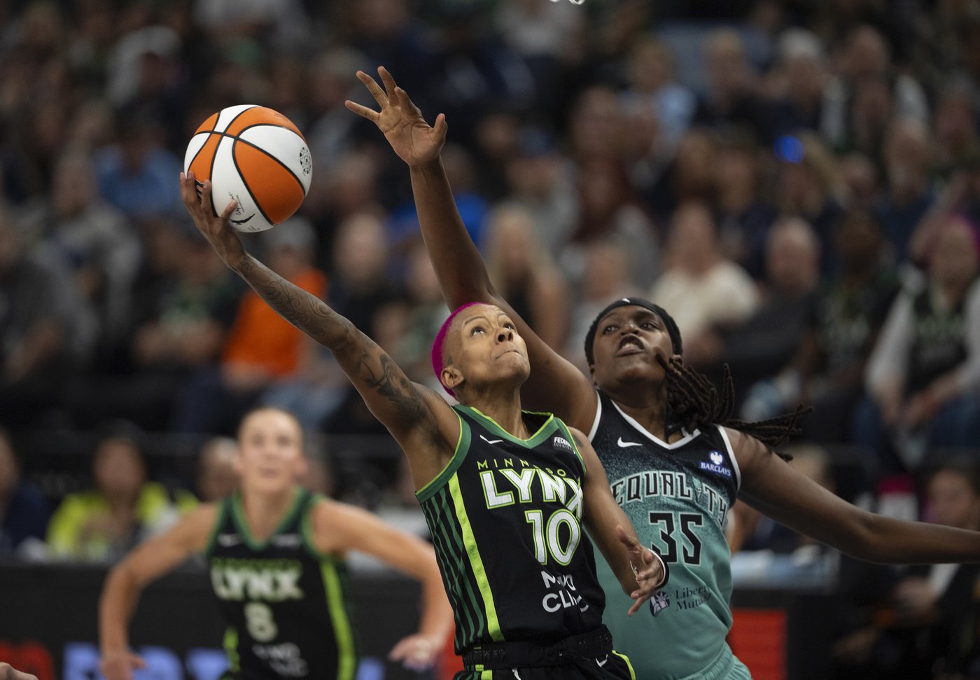 Collier scores 30, McBride 24 as Lynx beat Liberty 100-93 in Finals rematch | iNFOnews.ca Collier scores 30, McBride 24 as Lynx beat Liberty 100-93 in Finals rematch | iNFOnews.ca