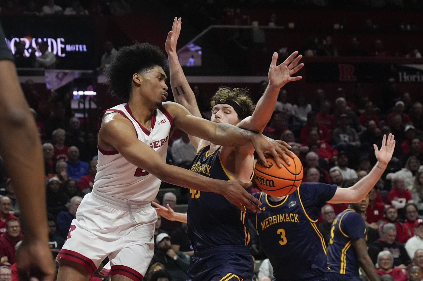 Ace Bailey's 23 points leads No. 24 Rutgers over Merrimack 74-63 | iNFOnews.ca