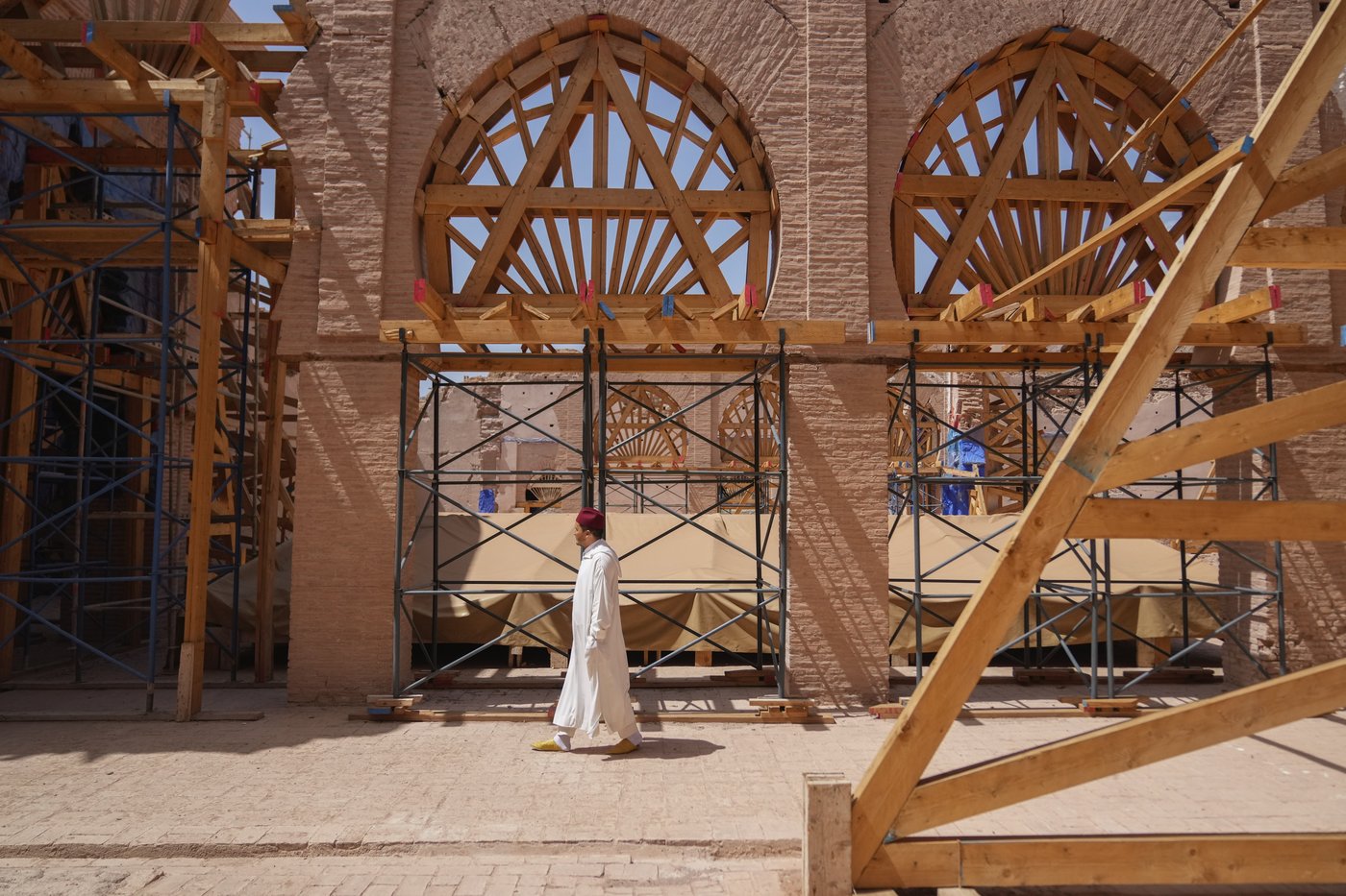 Brick by brick, Morocco rebuilds 12th-century mosque destroyed by 2023 earthquake | iNFOnews.ca Brick by brick, Morocco rebuilds 12th-century mosque destroyed by 2023 earthquake | iNFOnews.ca
