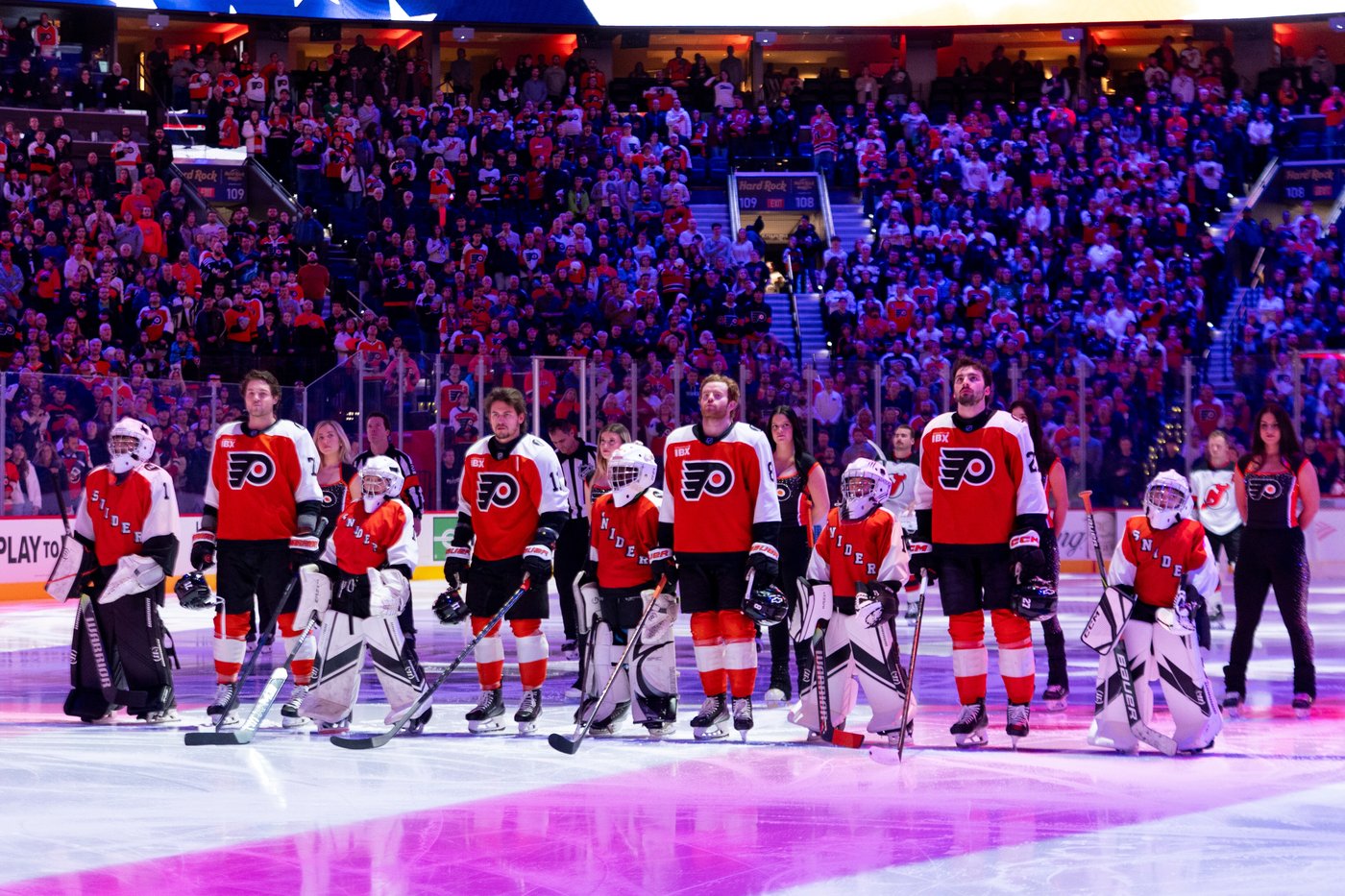 Flyers set franchise record with 3 goals in 26 seconds and beat Devils 6-3 on Bernie Parent Tribute | iNFOnews.ca Flyers set franchise record with 3 goals in 26 seconds and beat Devils 6-3 on Bernie Parent Tribute | iNFOnews.ca