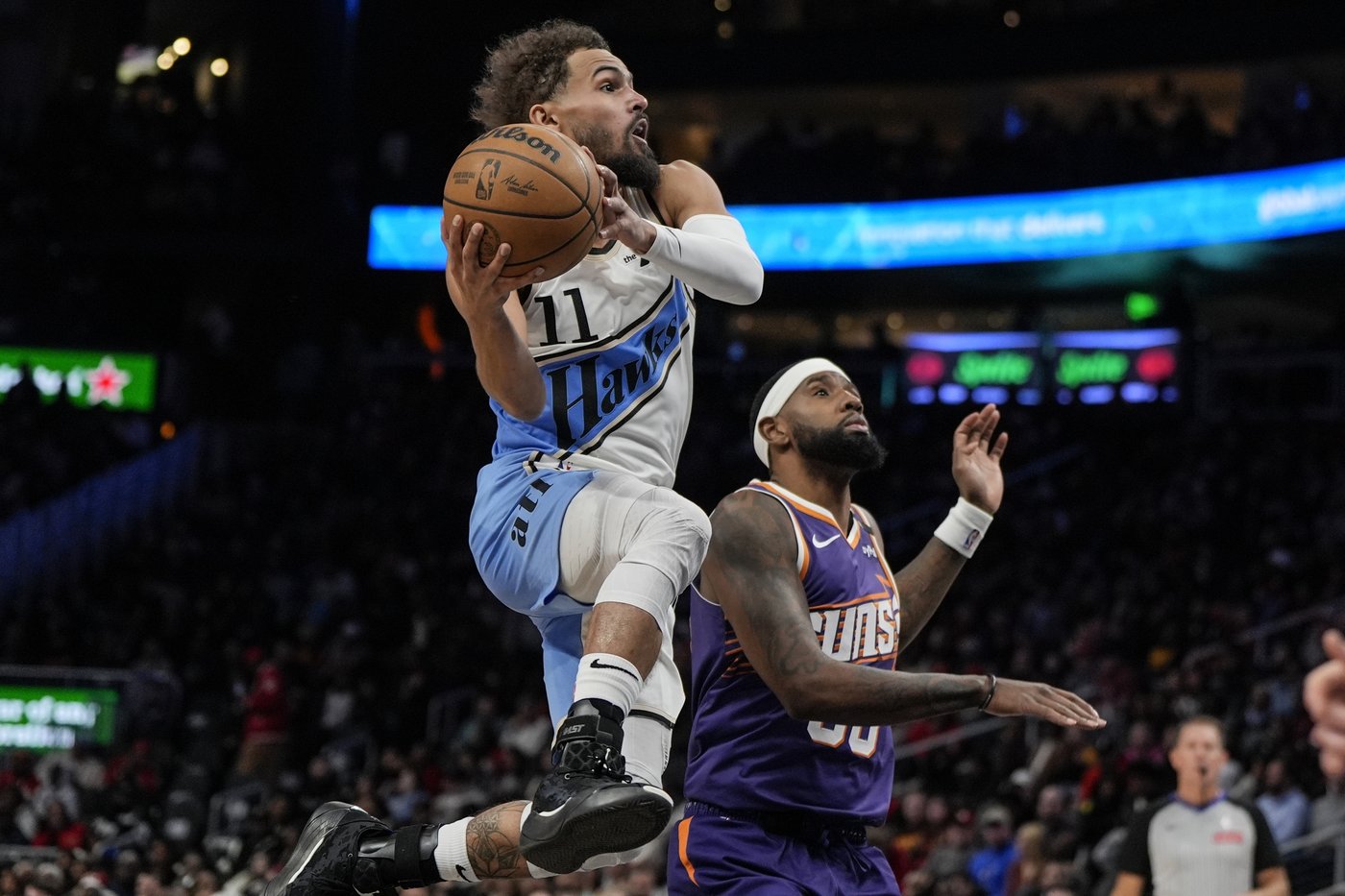 Trae Young misses Hawks' game against Bulls because of bruised right rib | iNFOnews.ca