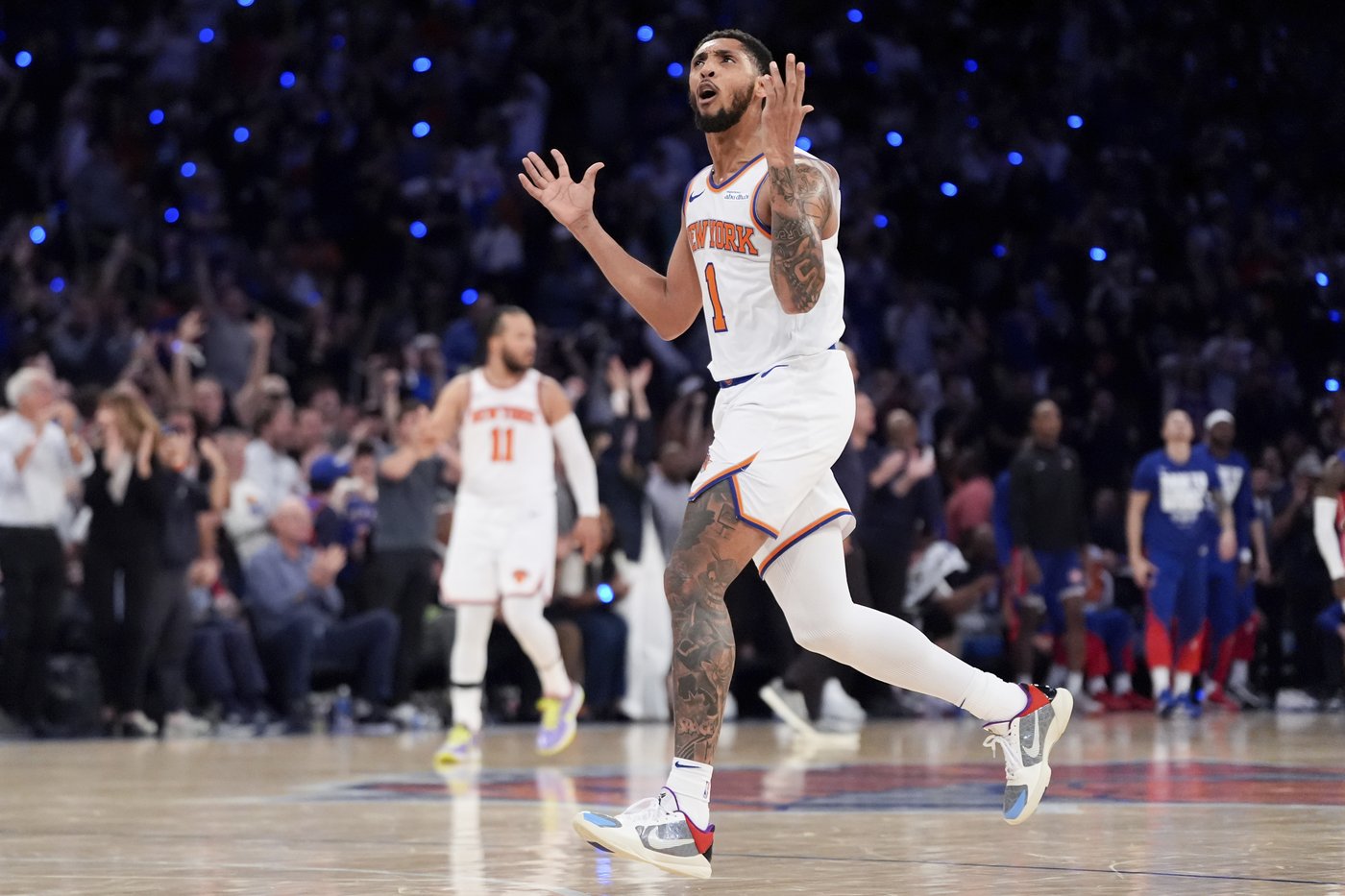 Knicks use a 21-0 run in the 4th quarter to beat the Pistons 123-112 in Game 1 | iNFOnews.ca