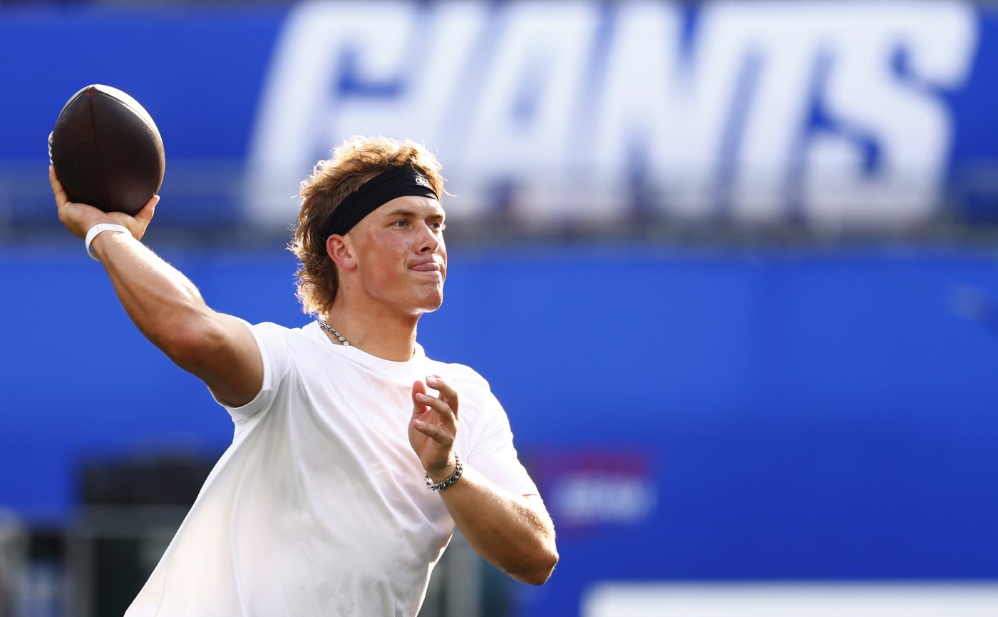 Jaxson Dart impressing in the preseason has not changed the Giants' plan at quarterback | iNFOnews.ca