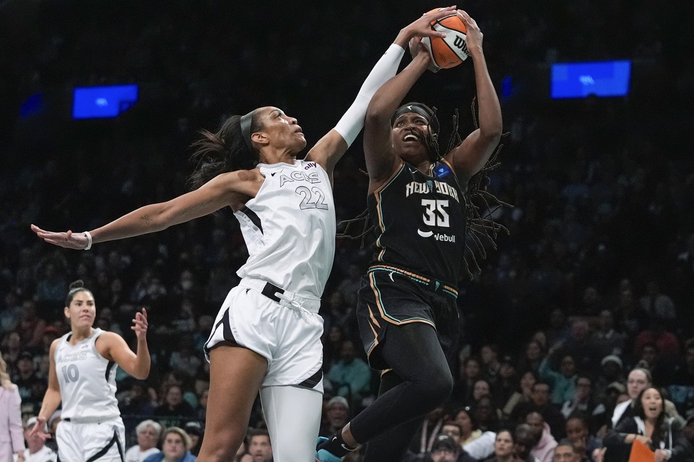 Liberty top Aces 88-84 to take a 2-0 lead in the WNBA semifinals and put the champs on the brink | iNFOnews.ca Liberty top Aces 88-84 to take a 2-0 lead in the WNBA semifinals and put the champs on the brink | iNFOnews.ca