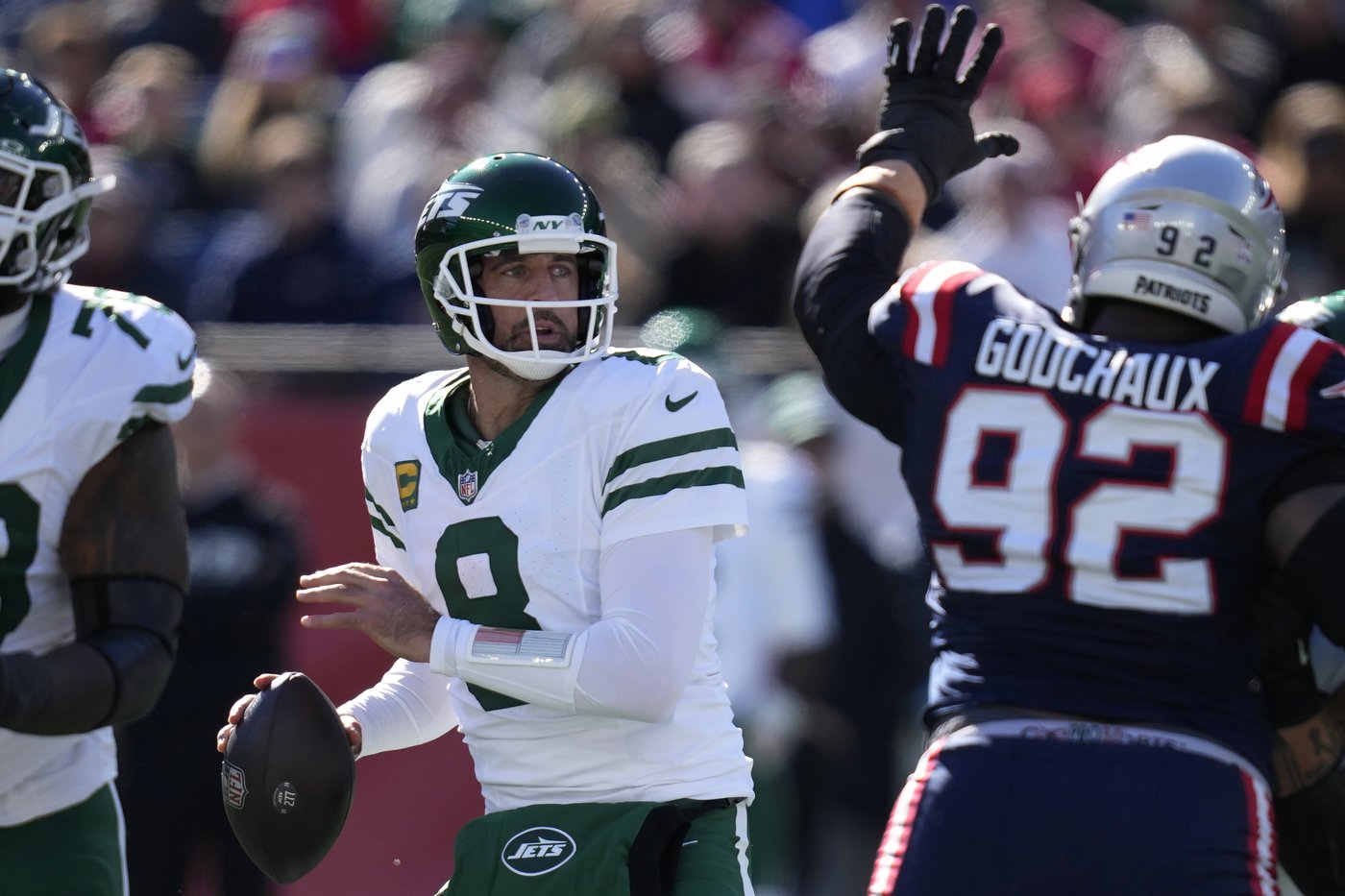 With Maye out, 'soft' Patriots come back to send Rodgers and Jets to 5th straight loss | iNFOnews.ca With Maye out, 'soft' Patriots come back to send Rodgers and Jets to 5th straight loss | iNFOnews.ca