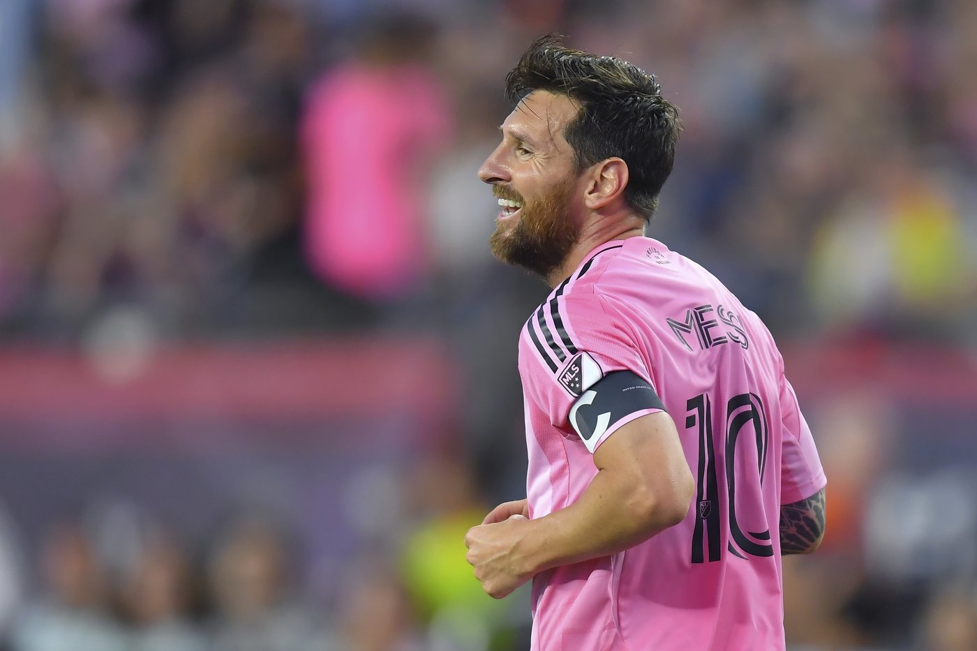 Lionel Messi has MLS-record 4th straight multi-goal game as Inter Miami beats New England 2-1 | iNFOnews.ca