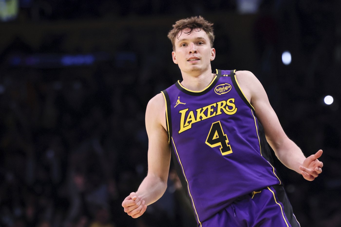 Dalton Knecht scores 37 with rookie record-tying 9 3-pointers, leading Lakers past Jazz 124-118 | iNFOnews.ca Dalton Knecht scores 37 with rookie record-tying 9 3-pointers, leading Lakers past Jazz 124-118 | iNFOnews.ca