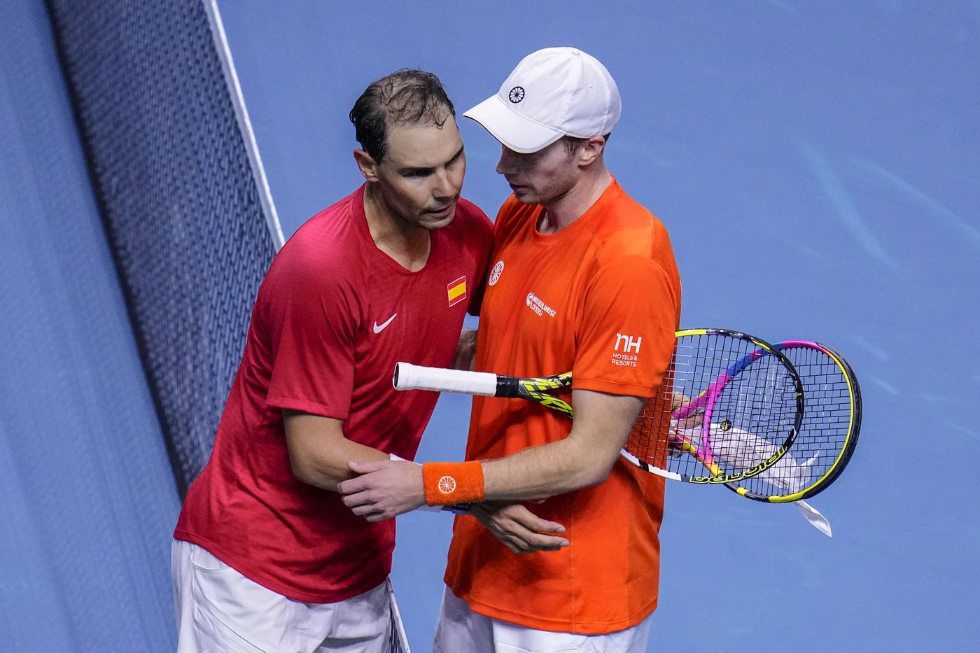 An emotional Rafael Nadal retires at the Davis Cup after he loses and Spain is eliminated | iNFOnews.ca An emotional Rafael Nadal retires at the Davis Cup after he loses and Spain is eliminated | iNFOnews.ca