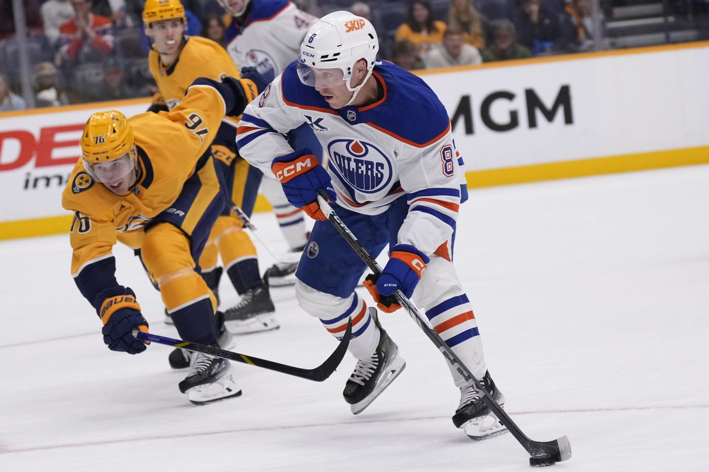 Draisaitl scores twice, assists another to lead Oilers to 5-1 win over Predators | iNFOnews.ca Draisaitl scores twice, assists another to lead Oilers to 5-1 win over Predators | iNFOnews.ca