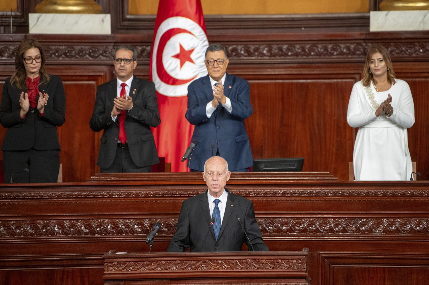 Tunisia's president is inaugurated for a second term following a crackdown on his opponents | iNFOnews.ca
