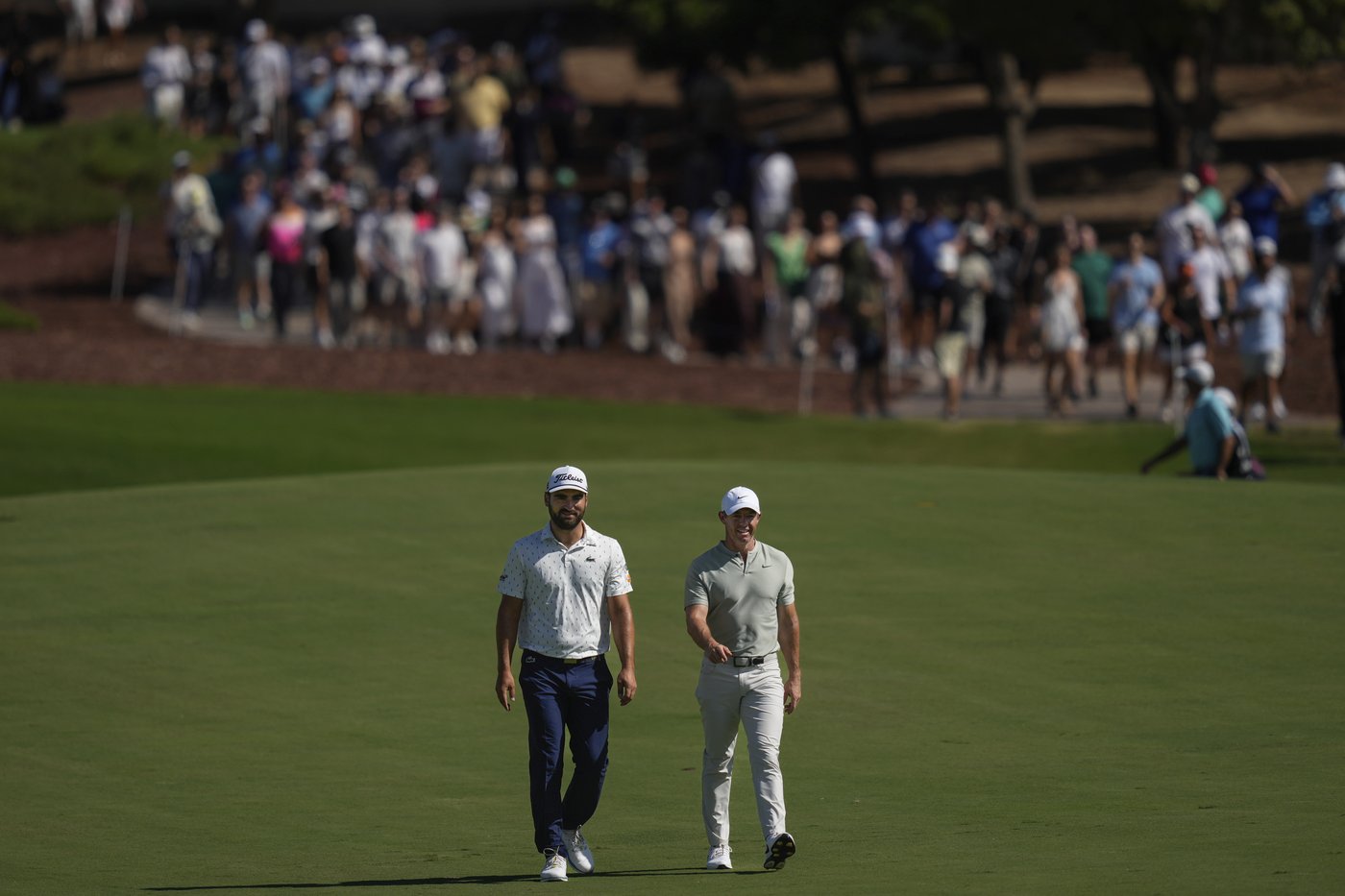 Rory McIlroy tied for lead in Dubai, hot-headed Tyrell Hatton fades | iNFOnews.ca Rory McIlroy tied for lead in Dubai, hot-headed Tyrell Hatton fades | iNFOnews.ca